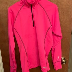 Fila pink half zip